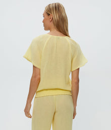 Freema Smocked Top | Lemonade