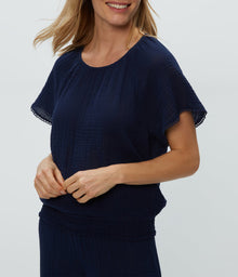 Freema Smocked Top | Nocturnal