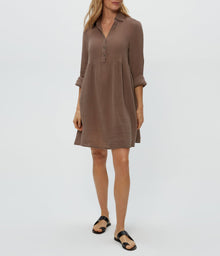 Kimberly Shirt Waist Dress | Cobblestone