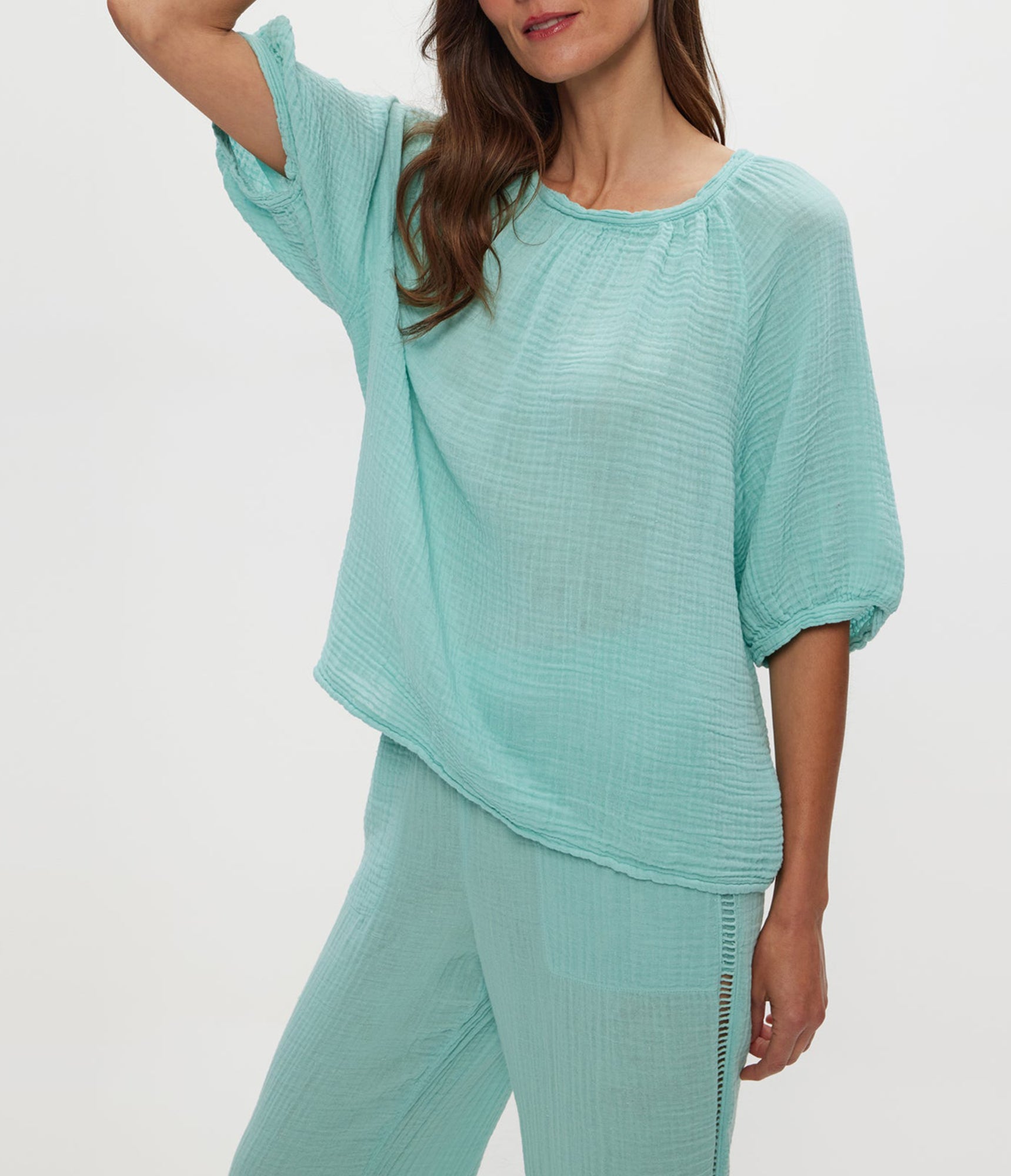 Jane Puff Sleeve Top | Serene