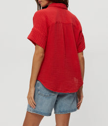 Gigi Gauze Popover Top | Rumba