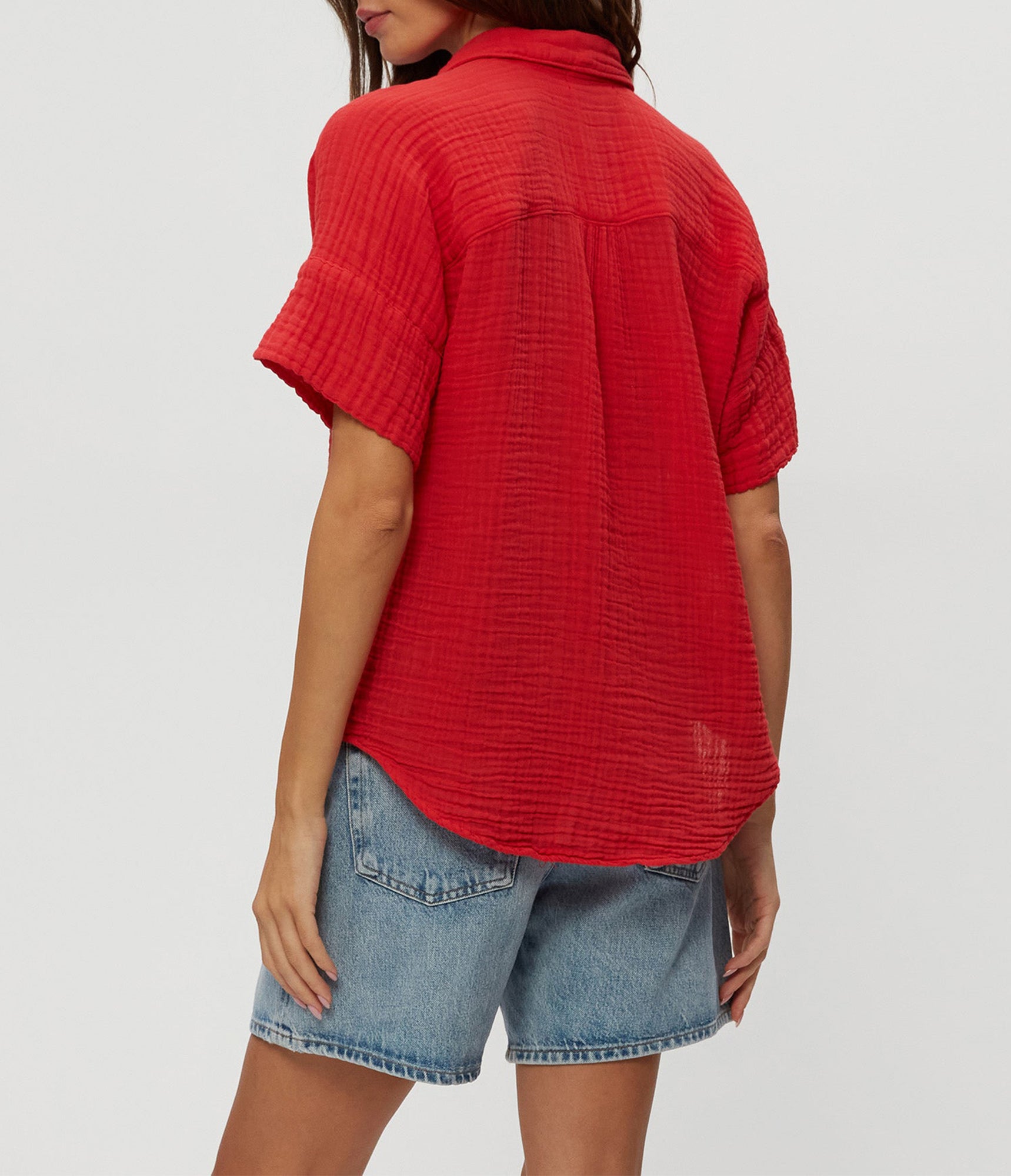 Gigi Gauze Popover Top | Rumba