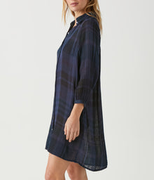 Polly Balloon Sleeve Shirt Dress | Nocturnal