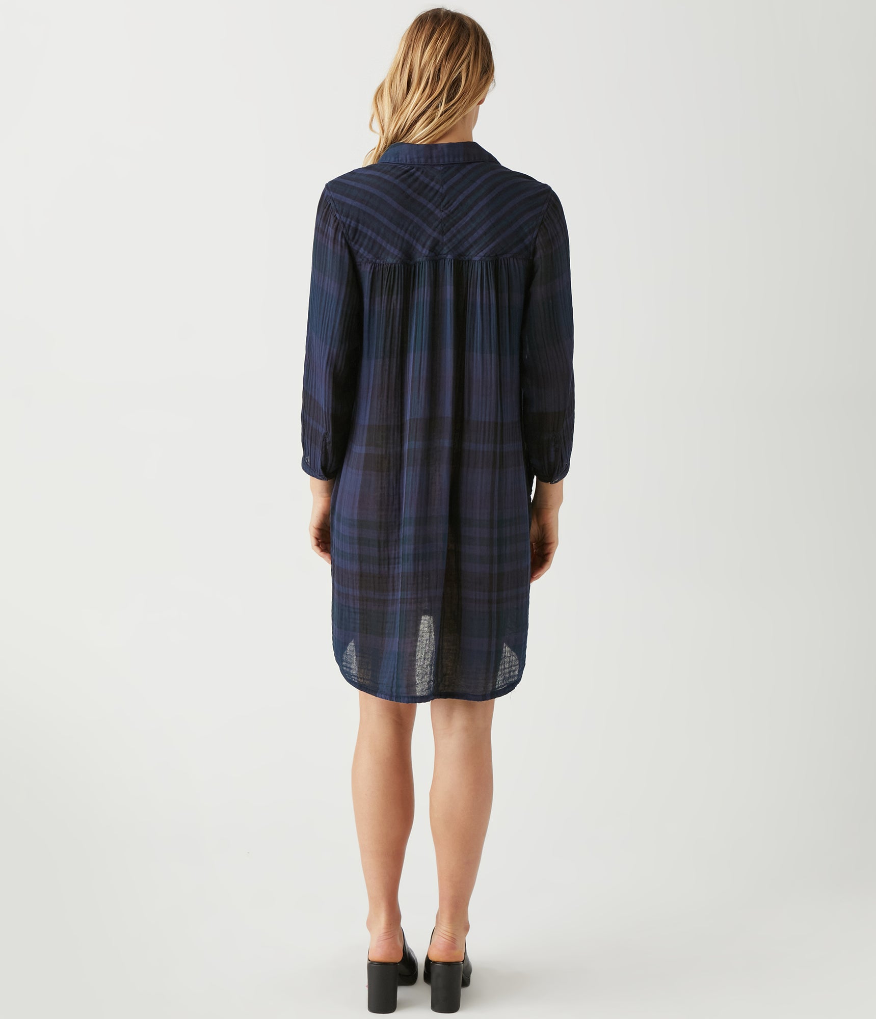 Polly Balloon Sleeve Shirt Dress | Nocturnal