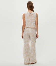 Susie Printed Gauze Pant | Cement