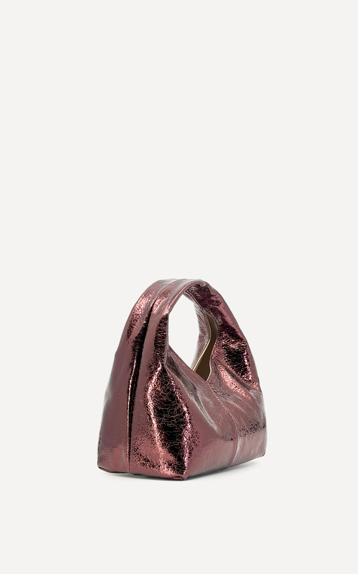 Diamond Handbag | Crinkle Bordeaux