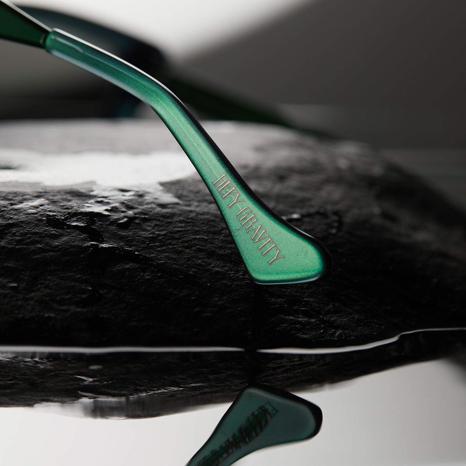 Womens | Elphaba Emerald Sunglasses | Enchanting Emerald To Black | Shadowy Grey Lenses