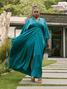 Naim Dress | Zeen Teal