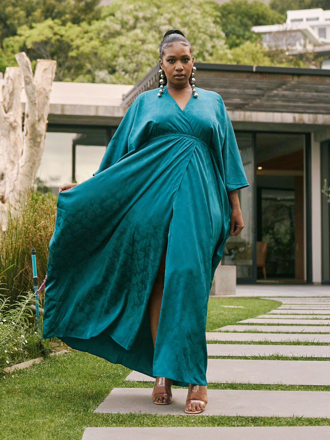Naim Dress | Zeen Teal