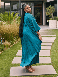 Naim Dress | Zeen Teal