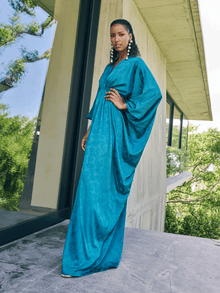 Naim Dress | Zeen Teal