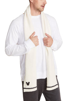 Unisex | CozyChic Classic Disney Adult Mickey Mouse Scarf | Cream/Carbon