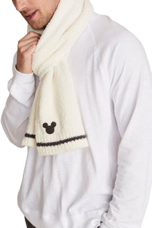 Unisex | CozyChic Classic Disney Adult Mickey Mouse Scarf | Cream/Carbon