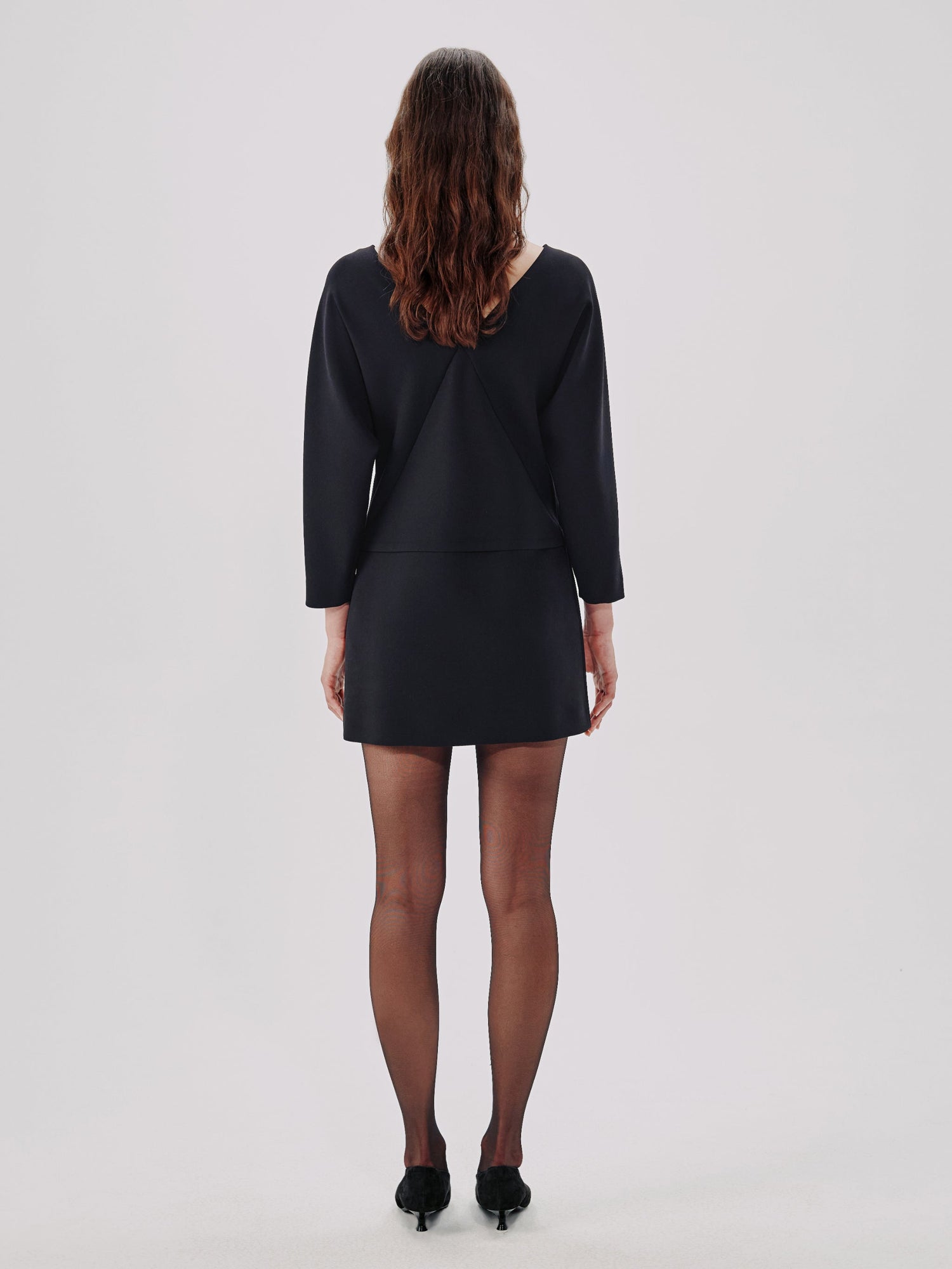 Dolman Sleeve Mini Dress