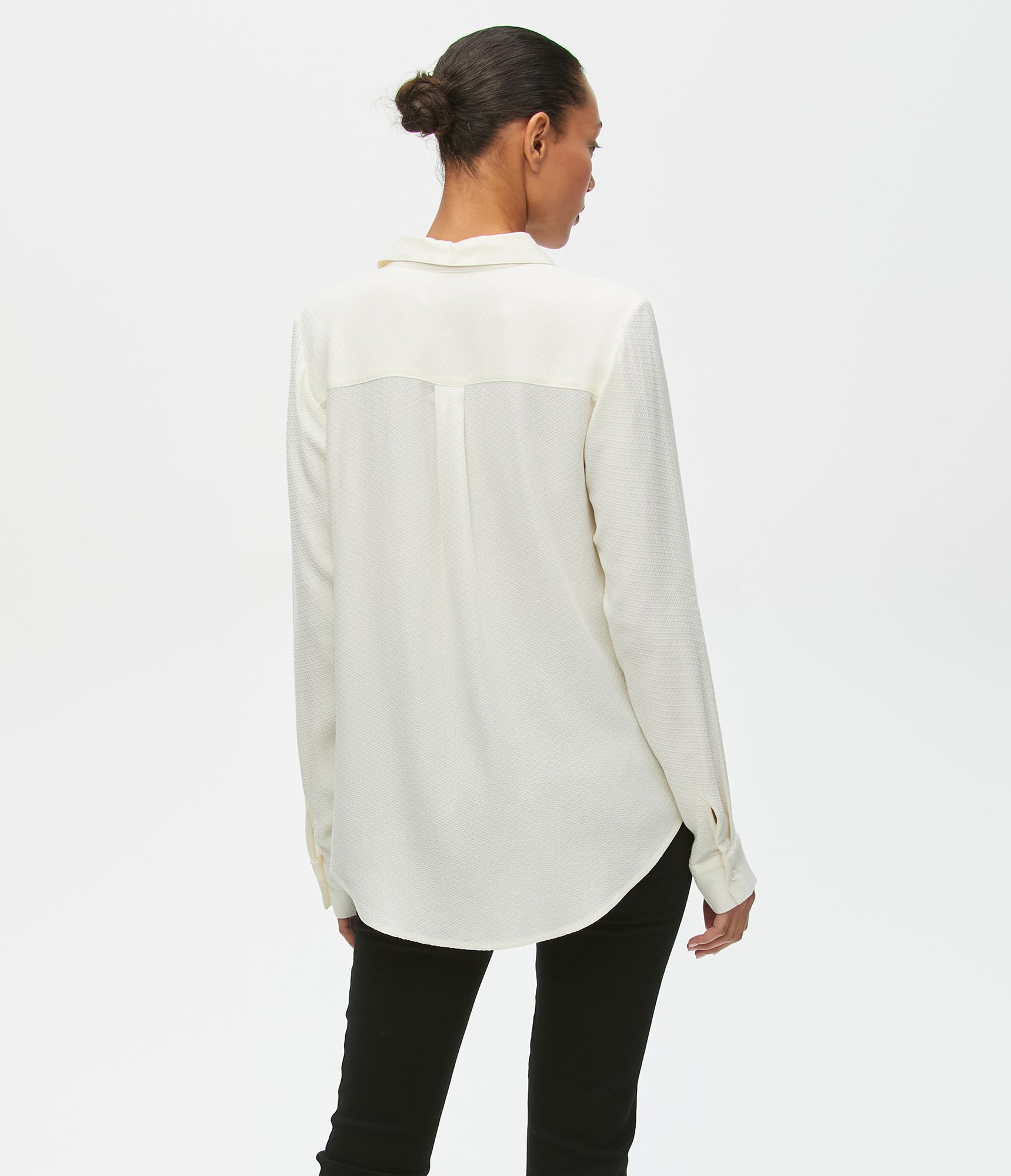 Cam Button Down Shirt | Chalk