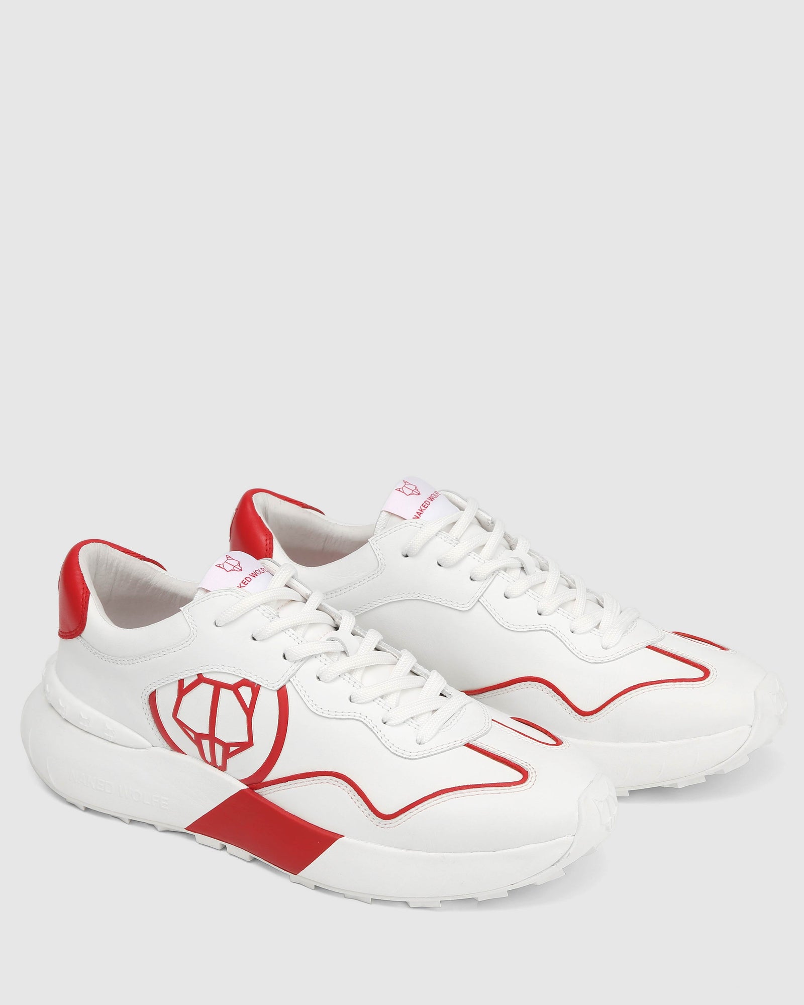 Mens | Drought Sneaker | White/Red