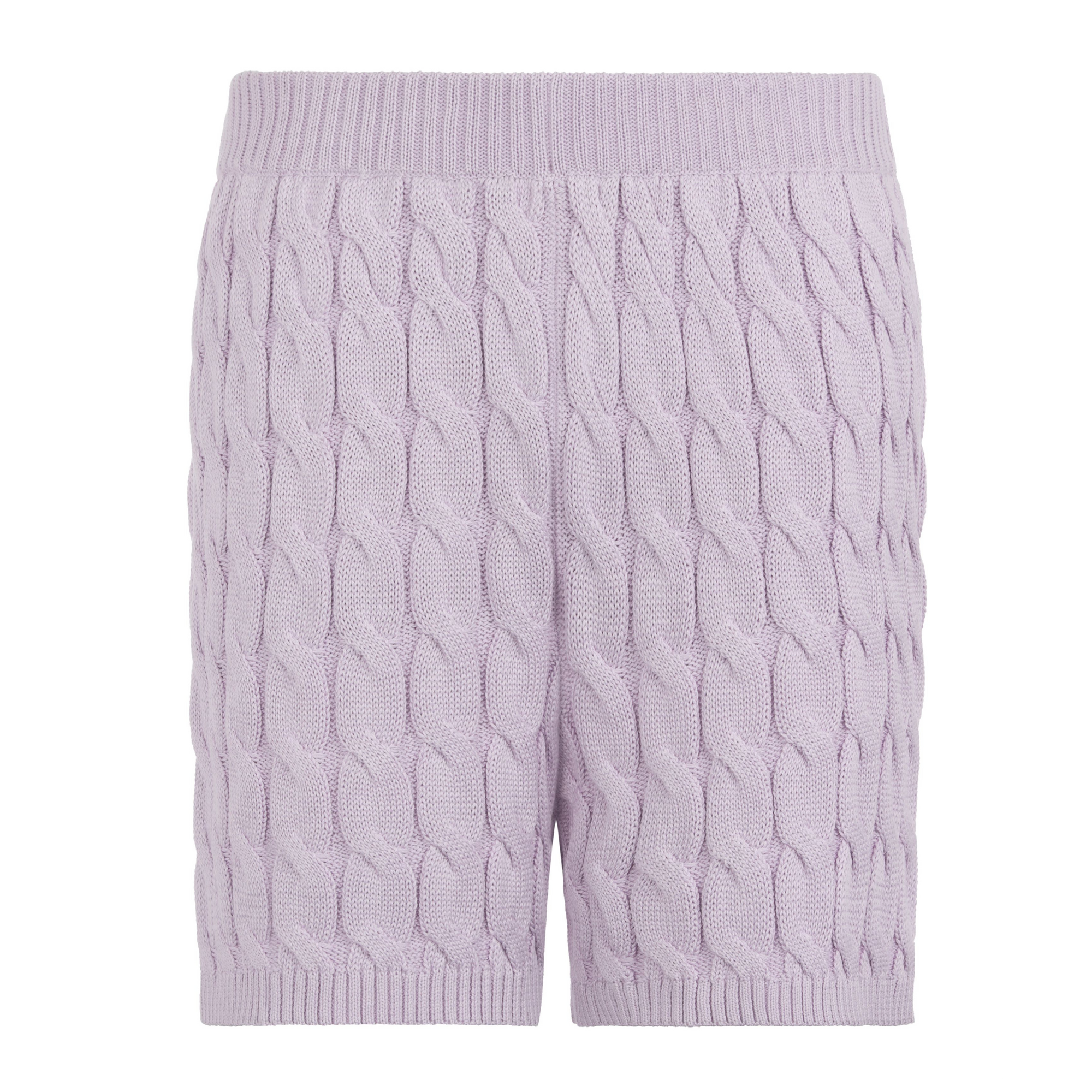 The Country Club Cable Knit Shorts | Lavender