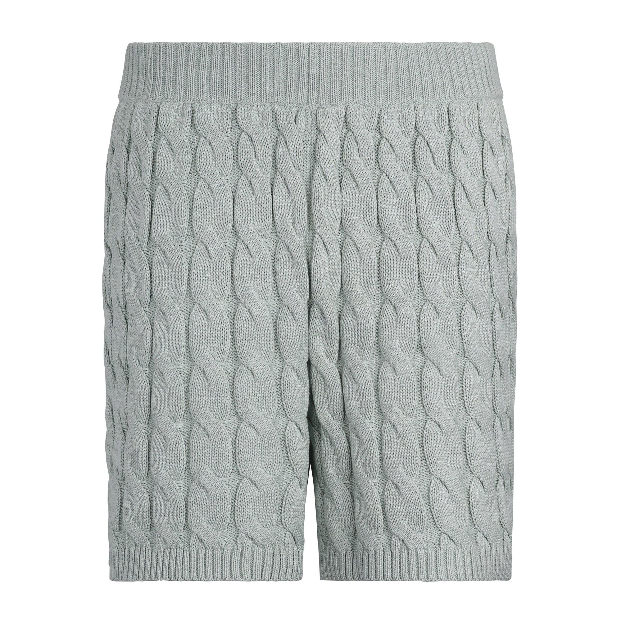 The Country Club Cable Knit Shorts | Mint