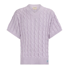 Heavyweight Cable Tee | Lavender