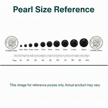 AA+ Round Stud Earrings | 14K White Gold | Black Tahitian Pearl | 11mm - 12mm | Pushback Clasp