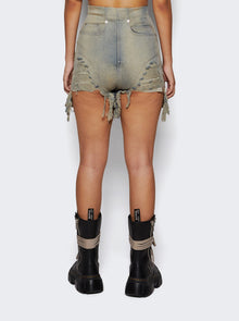 Rick Owens DRKSHDW | Denim Dirt Cutoff Shorts Sky | Blue