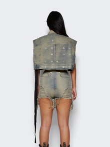 Rick Owens DRKSHDW | Cropped Jacket Sky | Blue