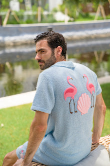 Beach House Boucle Short | Blue