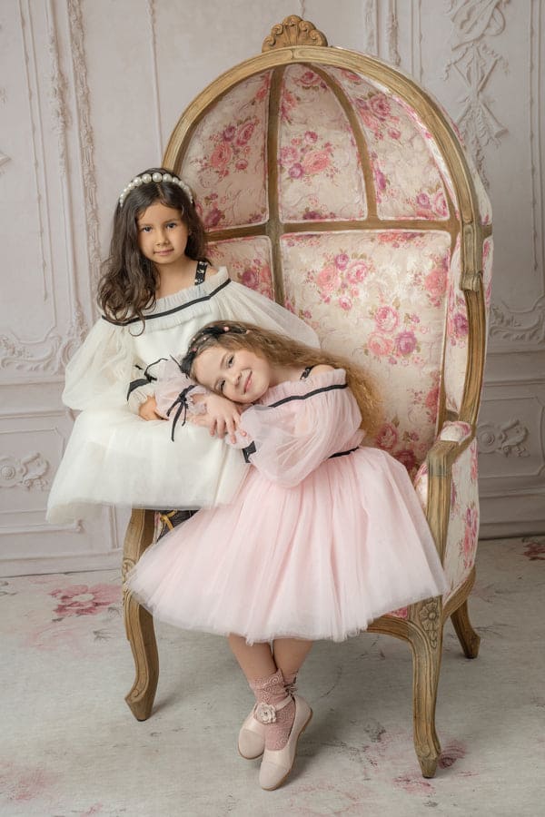 Baby Girls | Coco-Ivory Tulle Dress | Ivory