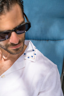 Beach House Linen Shirt | White