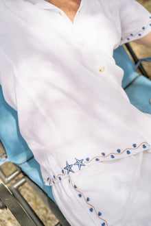 Beach House Linen Shirt | White