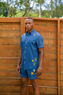 Western Weekend Shirt | Blue