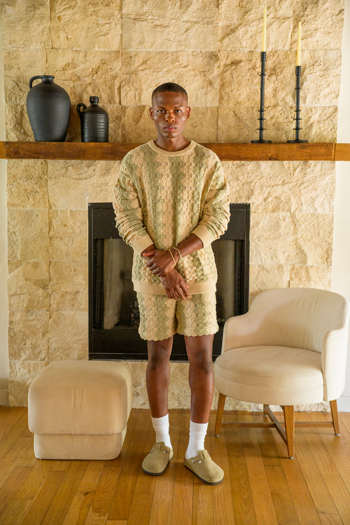 Wavy Sweater | Beige