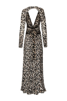 Assi Cutout Dress | Fall Leopard