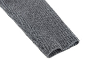 Turtleneck Sweater With Patterned Knit | Grey