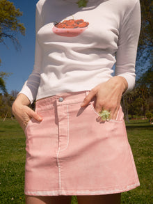 Mariah Mini Skirt | Polly Pocket™ Pink