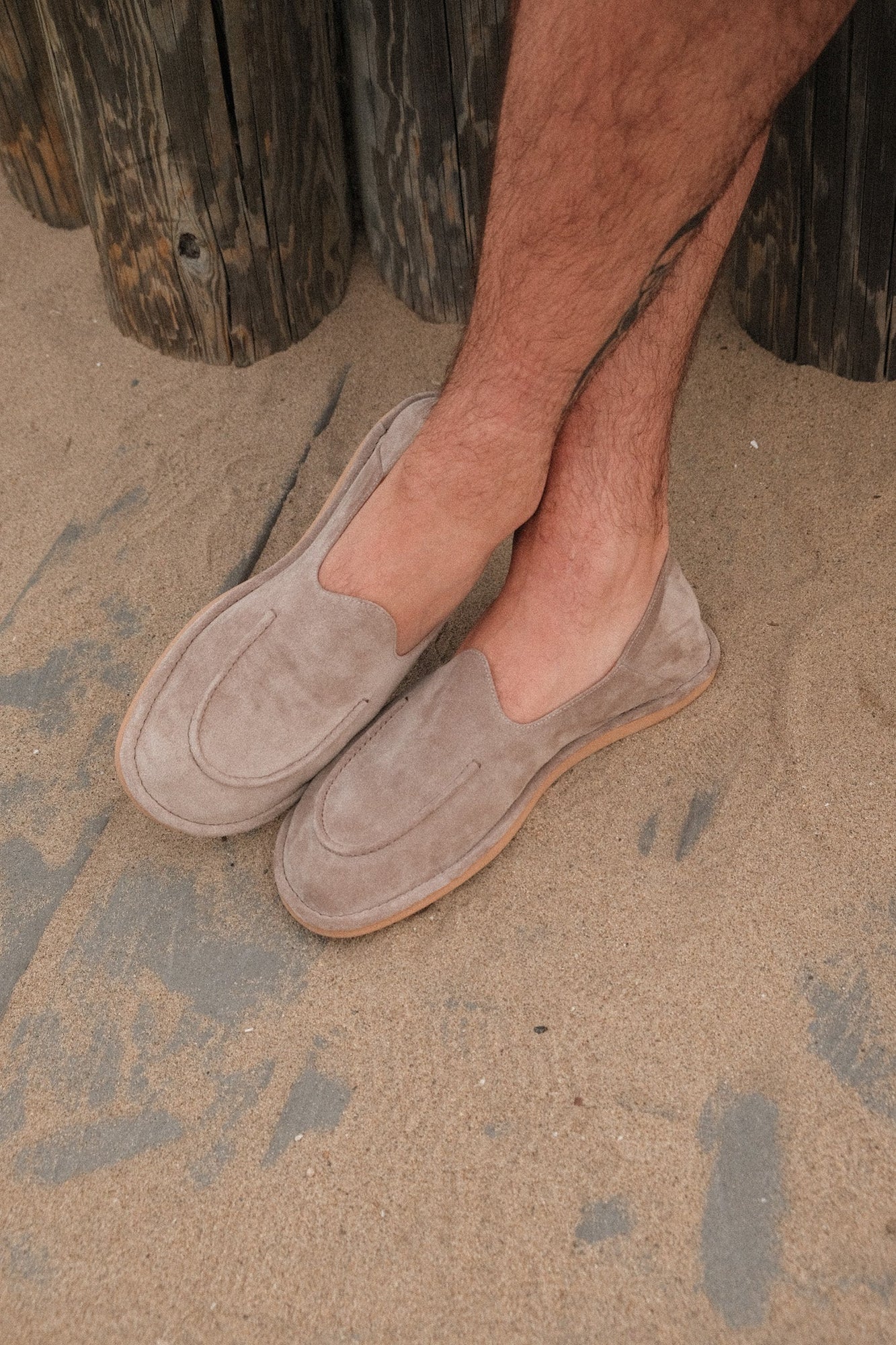 Mens | Reef Suede Slipper | Taupe