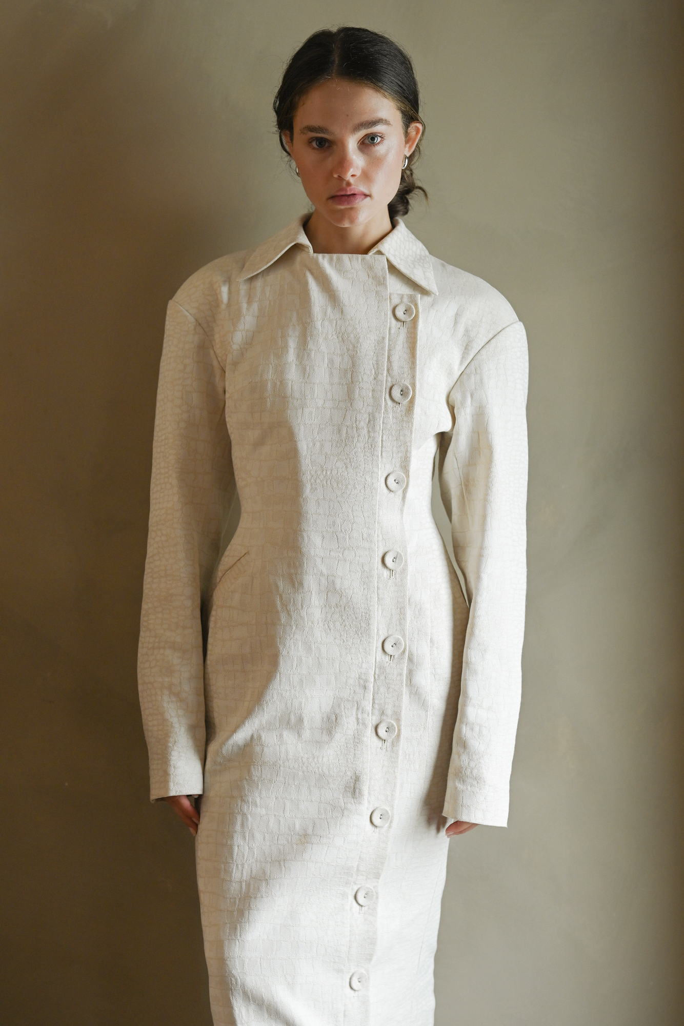 Blythe Trench Dress | Snakeskin