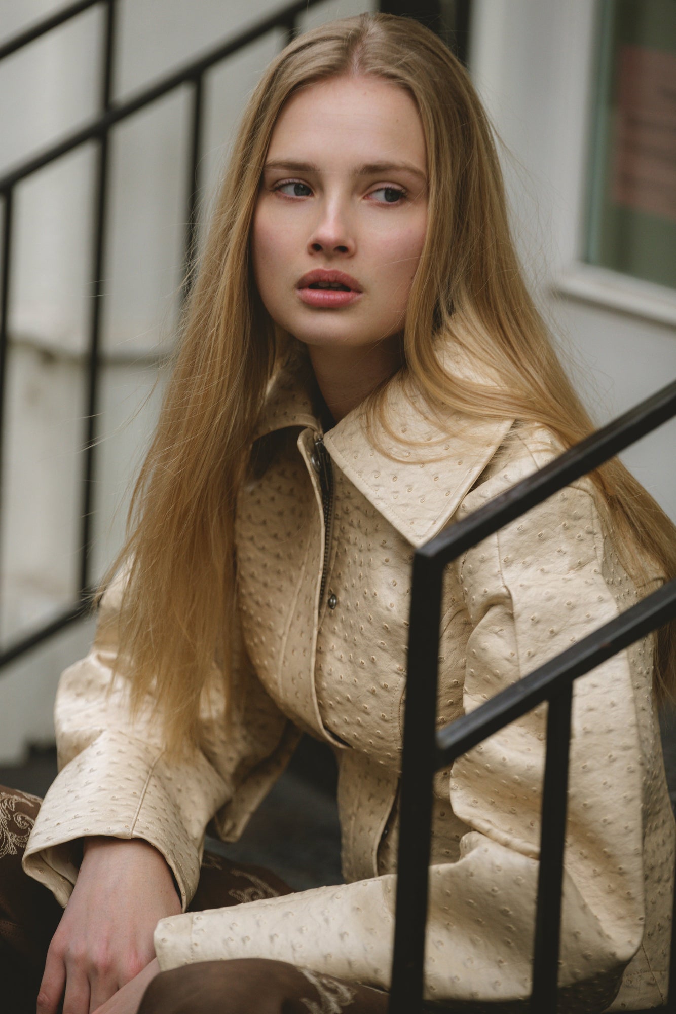 Olsen Ostrich Jacket | Sand