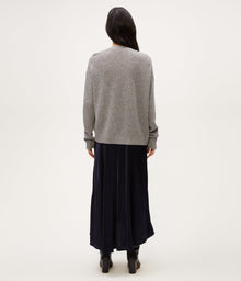 Desi Asymmetrical Satin Skirt | Nocturnal