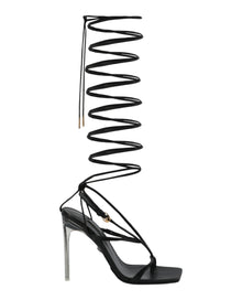 Versace | Lace-Up Heel Sandals