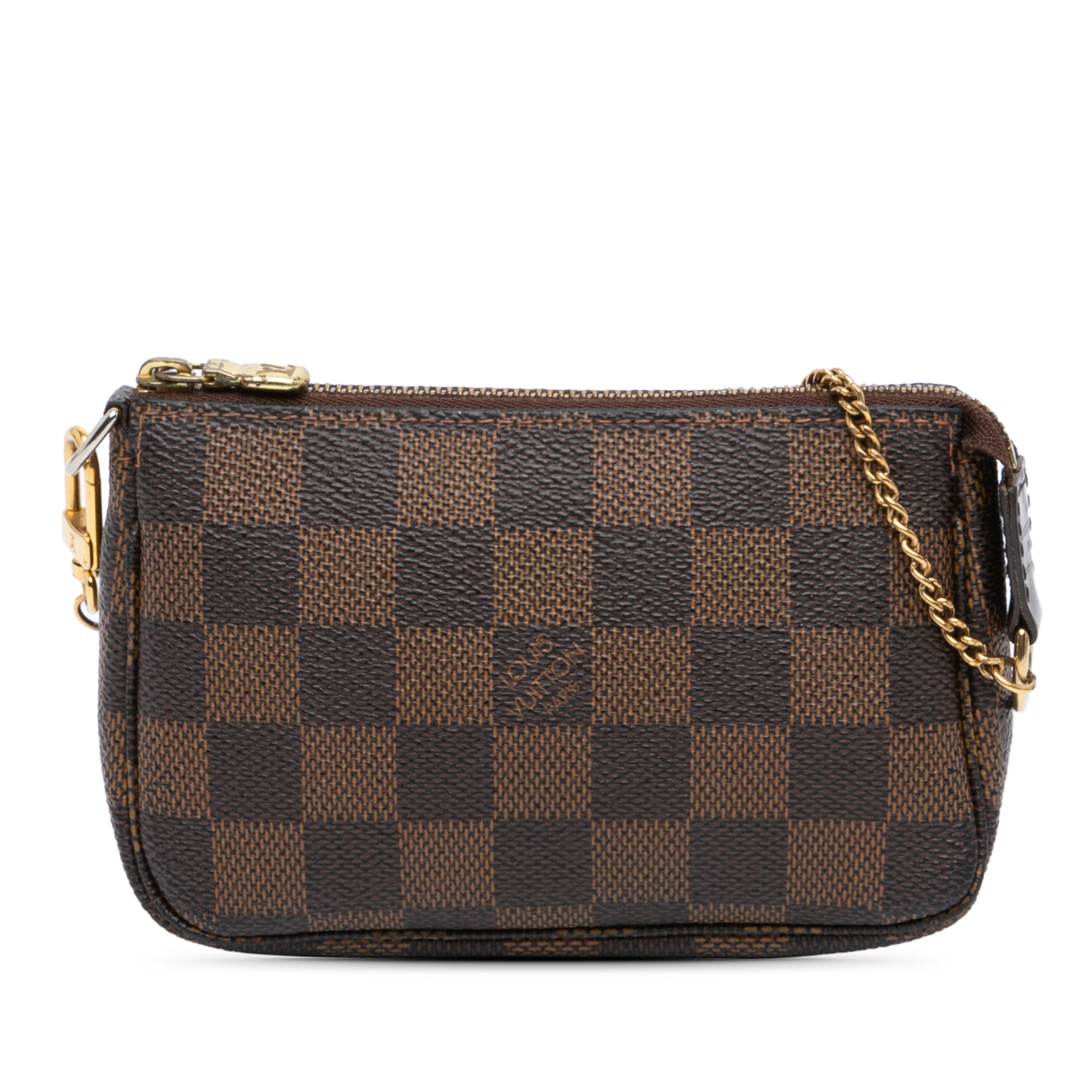Louis Vuitton | Pre-Owned Damier Ebene Mini Pochette Accessoires | Brown