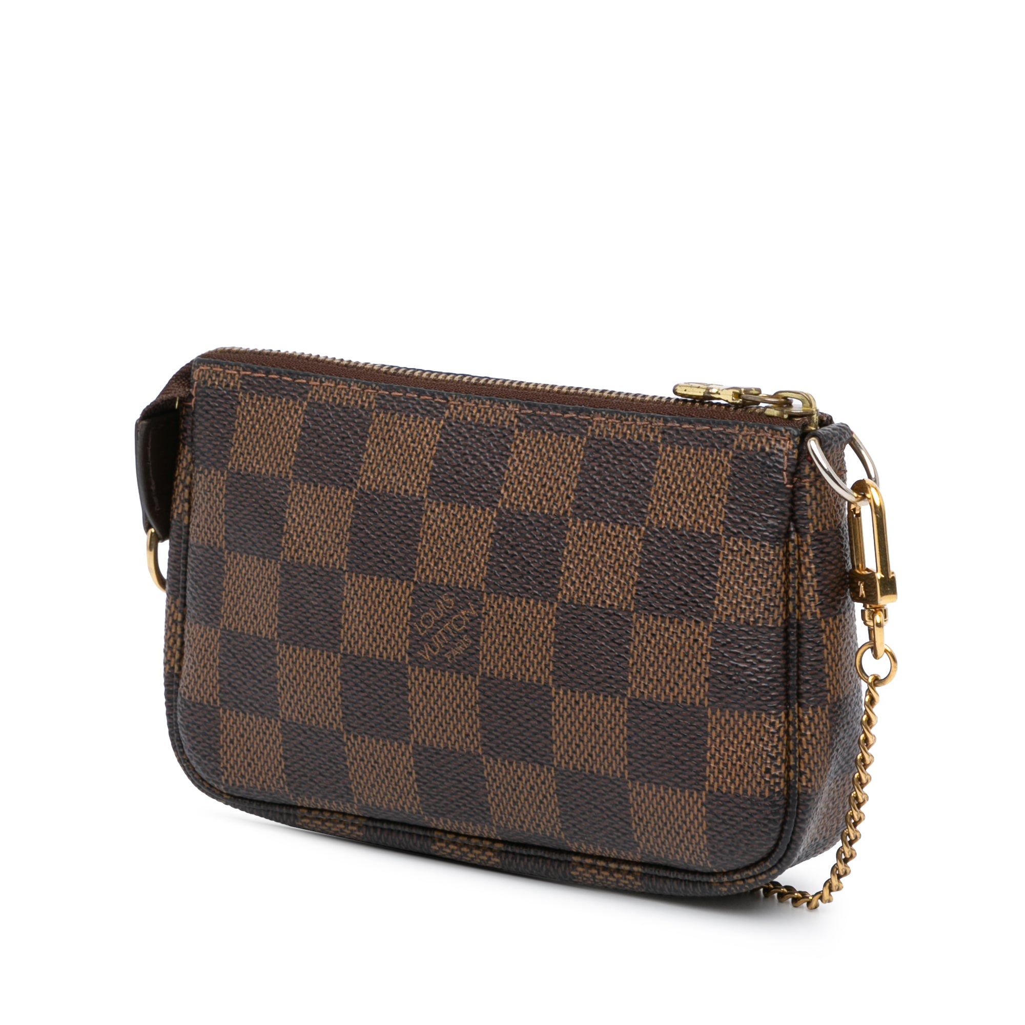 Louis Vuitton | Pre-Owned Damier Ebene Mini Pochette Accessoires | Brown