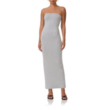 Dunn Column Maxi Dress | Heather Grey