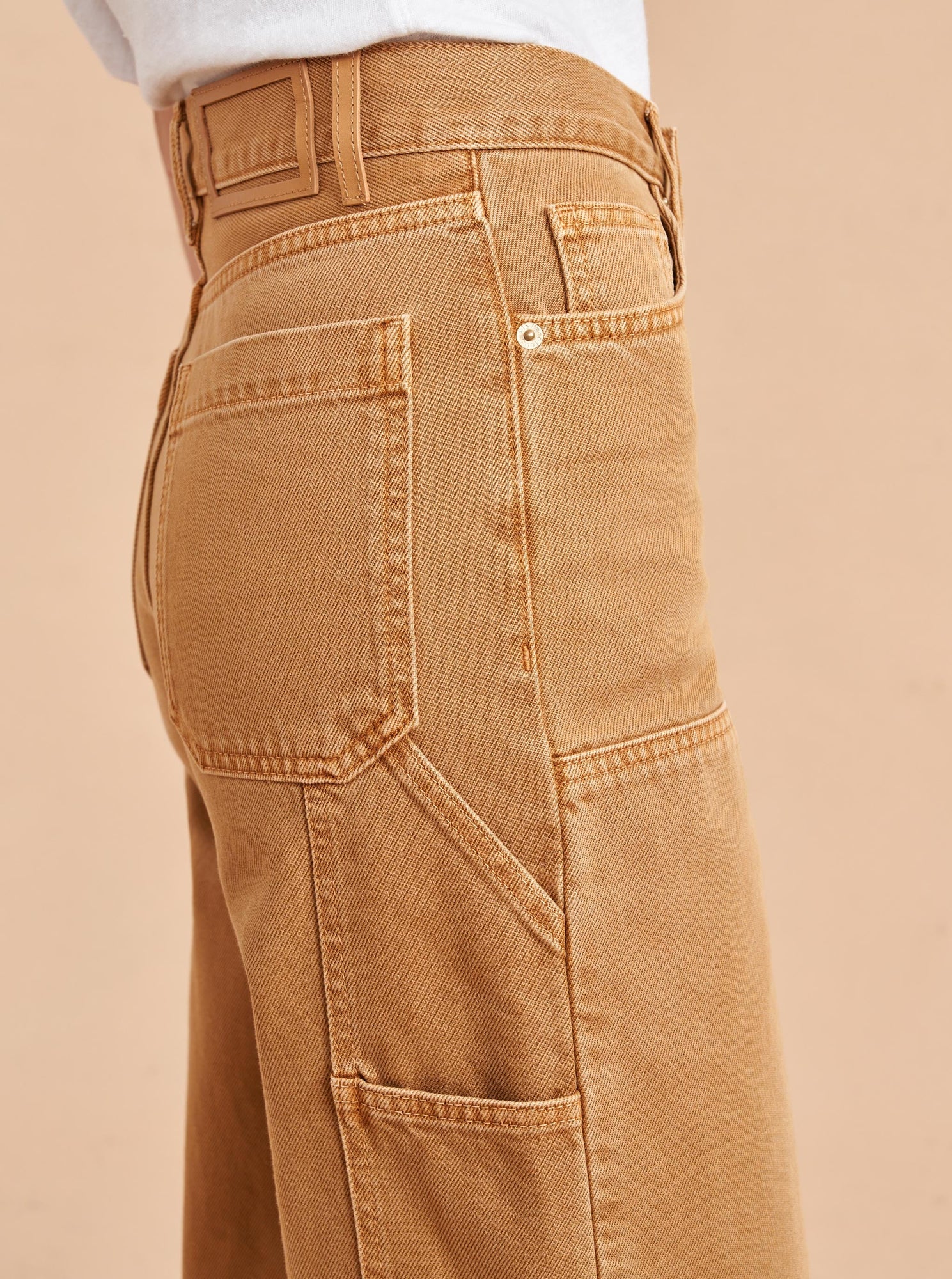 Dunton High-Rise Wide-Leg Jean | Khaki