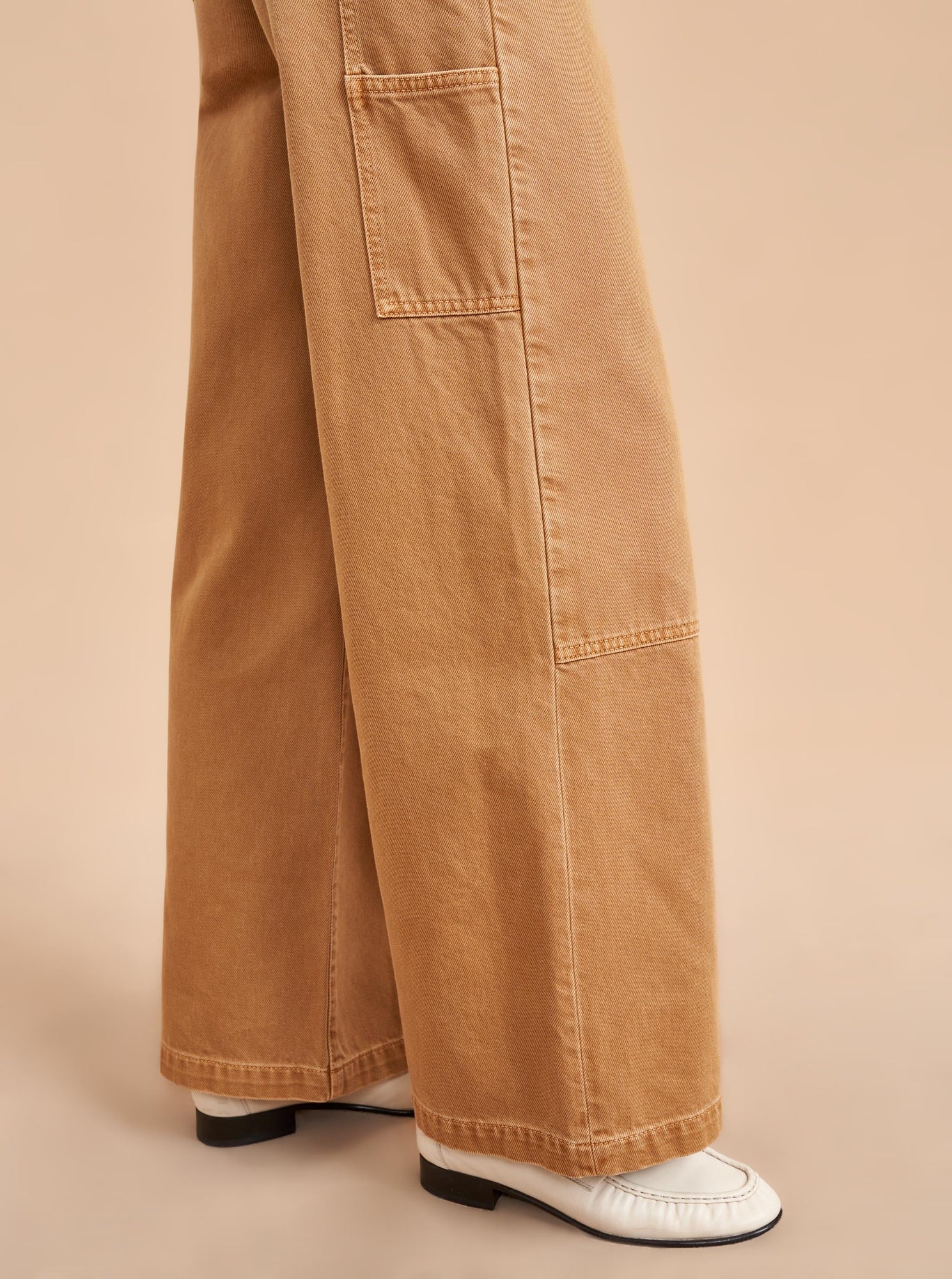 Dunton High-Rise Wide-Leg Jean | Khaki