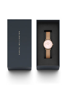 Womens | Petite Lumine Bezel Melrose | Mother of Pearl | Rose Gold