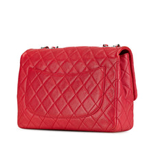 Chanel | Pre-Owned Jumbo Classic Caviar Single Flap | Red