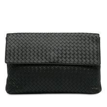 Bottega Veneta Pre-Owned Intrecciato Nappa Clutch | Women | Black