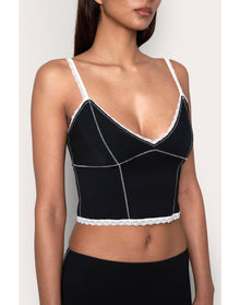 Dainty Lace Camisole | Black