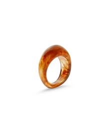 Dallas Resin Ring | Brown